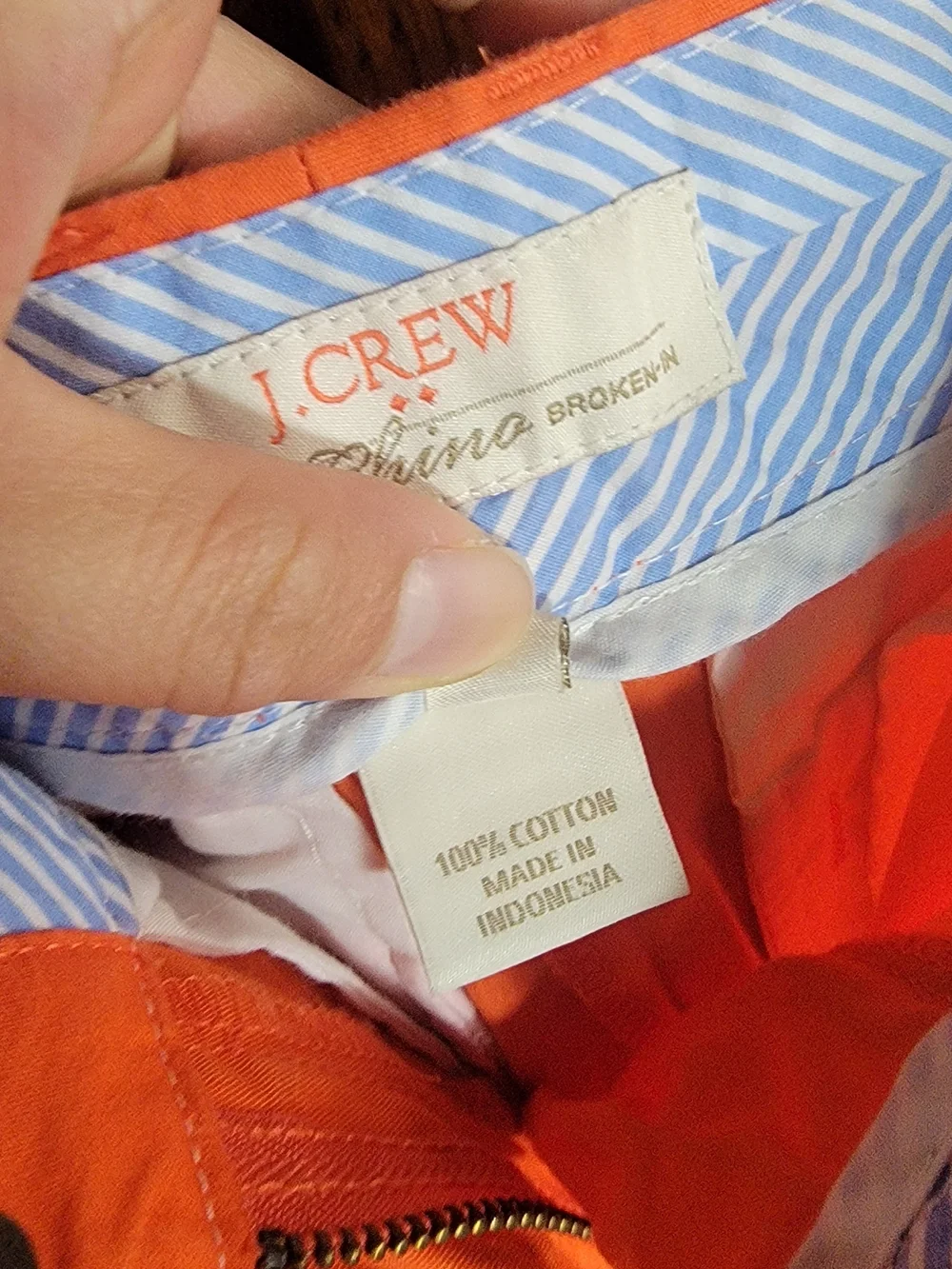 J. Crew Orange Cotton Casual Women's Shorts Size 00